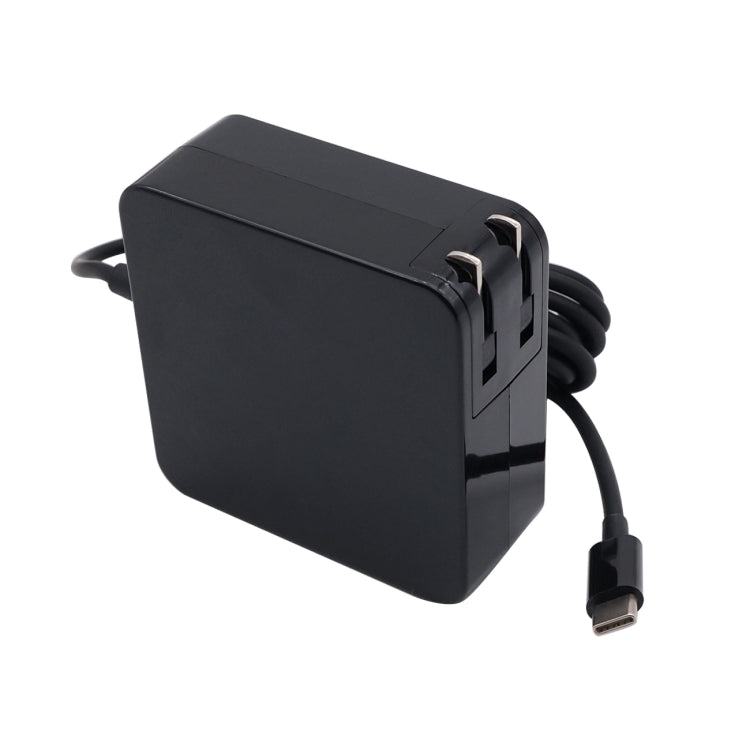 Adaptador de corriente tipo C portátil cuadrado para portátil de 65W 20V 3.25A, enchufe de EE. UU.