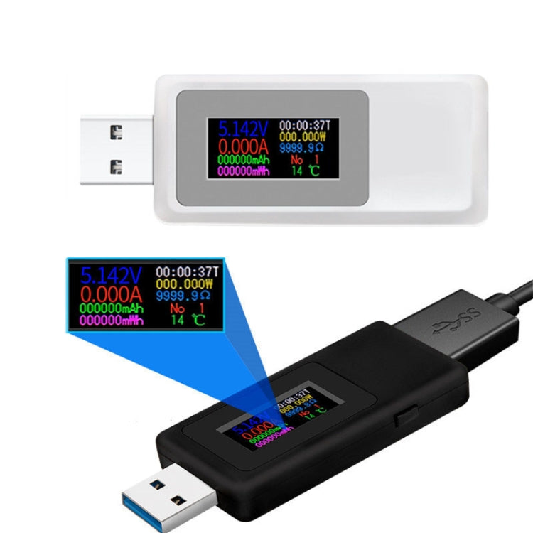 Keweisi KWS-MX19 Probador USB DC 4V-30V 0-5A Detector de voltaje actual, KWS-MX19