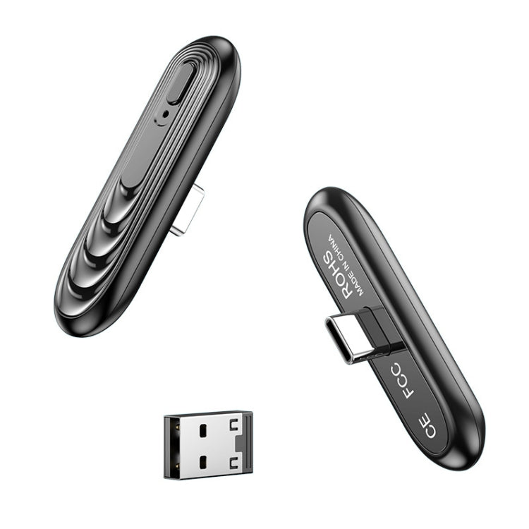 Adaptador de audio con transmisor inalámbrico T71 tipo C Bluetooth 5.0 para Nintendo Switch Lite / PC / computadora y teléfono inteligente, T71