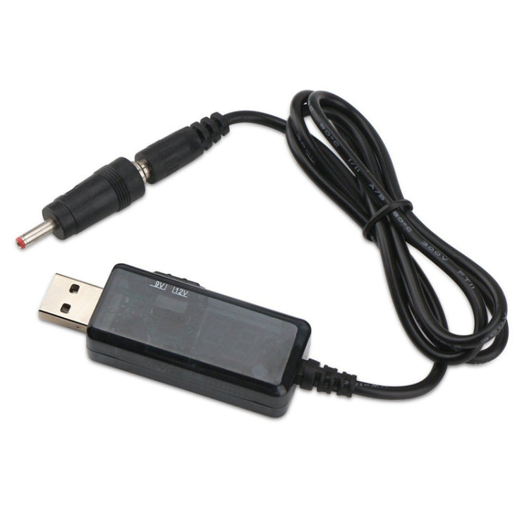 KWS-912V USB Boost Converter DC 5V a 9V 12V Cable convertidor + juego de enchufes de 3,5x1,35 mm, 5V to 9V / 12V