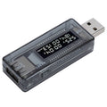 KWS-V21 QC2.0 Detector de carga del probador de voltaje de corriente USB, multímetro, medidor de capacidad de energía, KWS-V21