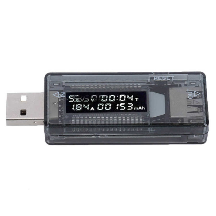 KWS-V21 QC2.0 Detector de carga del probador de voltaje de corriente USB, multímetro, medidor de capacidad de energía, KWS-V21