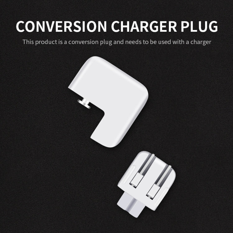 Adaptador de corriente XJ01 de 2 piezas para cargador de iPad 10W 12W y cargador de serie MacBook, enchufe de EE. UU., US Plug