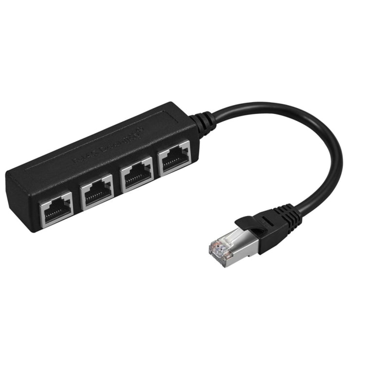 1 macho a 4 hembra LAN Adaptador de cable Ethernet Divisor Ethernet