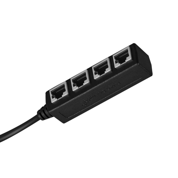 1 macho a 4 hembra LAN Adaptador de cable Ethernet Divisor Ethernet