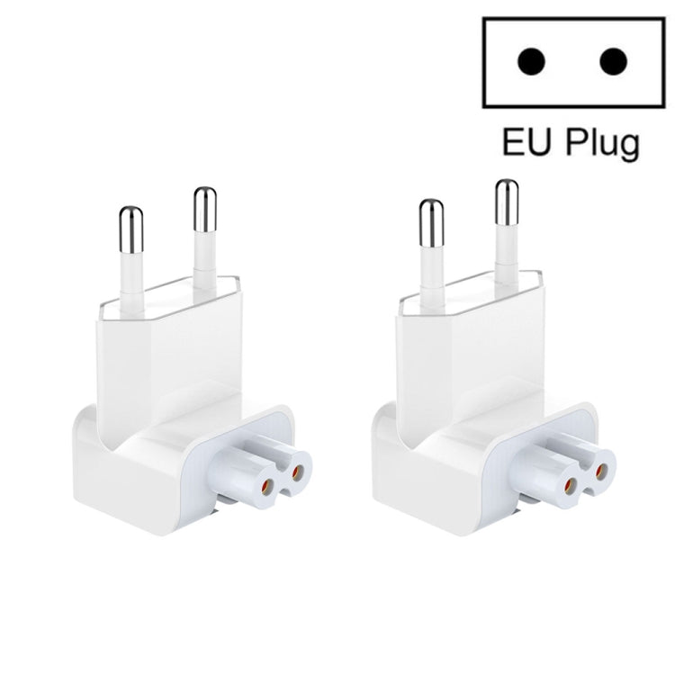 Adaptador de corriente XJ01 de 2 piezas para cargador iPad 10W 12W y cargador serie MacBook, enchufe de la UE, EU Plug