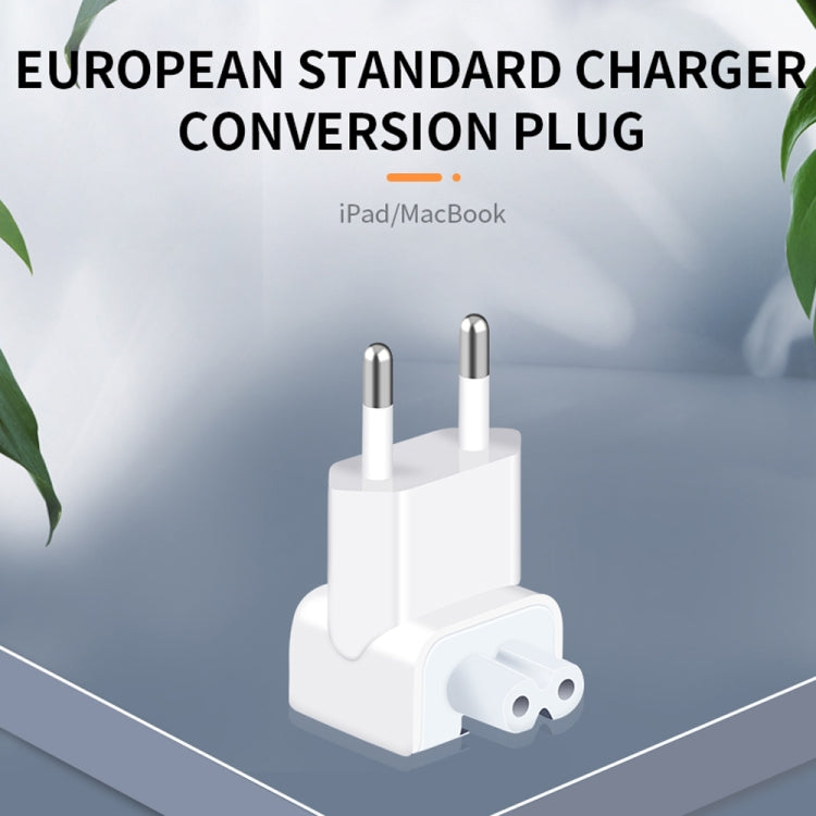 Adaptador de corriente XJ01 de 2 piezas para cargador iPad 10W 12W y cargador serie MacBook, enchufe de la UE, EU Plug