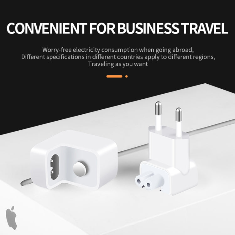 Adaptador de corriente XJ01 de 2 piezas para cargador iPad 10W 12W y cargador serie MacBook, enchufe de la UE, EU Plug