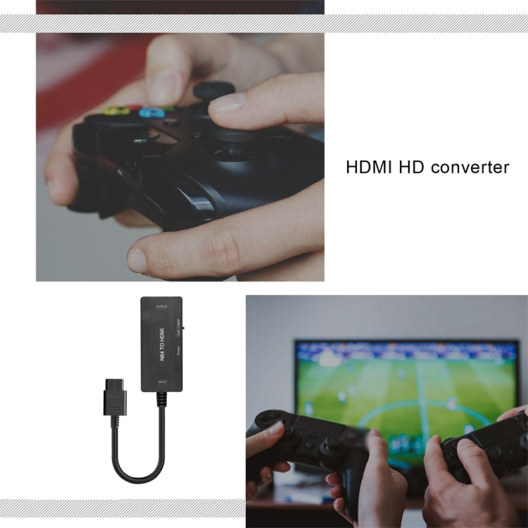 Adaptador de cable de vídeo convertidor analógico digital 1080P N64 a HDMI, 1080P Adapter