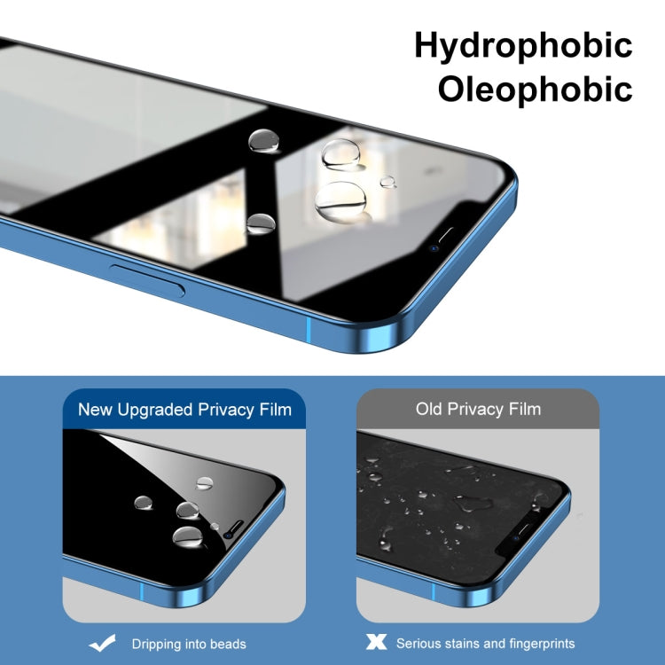 5 PCS ENKAY Hat-Prince Cobertura completa 28 grados Privacidad Protector de pantalla Película de vidrio templado anti-espía, For iPhone 12 / 12 Pro, For iPhone 12 mini, For iPhone 12 Pro Max, For iPhone 11 Pro / XS / X, For iPhone 11 / XR              ...