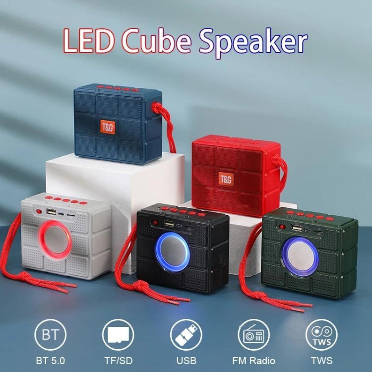 T&G TG311 Linterna LED Altavoz Bluetooth portátil, compatible con tarjeta TF / FM / disco AUX / U de 3,5 mm