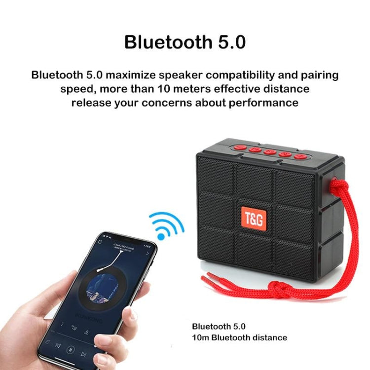 T&G TG311 Linterna LED Altavoz Bluetooth portátil, compatible con tarjeta TF / FM / disco AUX / U de 3,5 mm