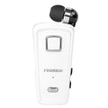 F980 CSR4.1 Cable retráctil Llamador Vibración Recordatorio Auriculares Bluetooth antirrobo, Black, White, Silver, Gold