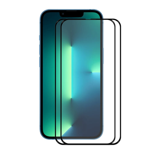 2 uds ENKAY Hat-Prince Full Glue 0,26mm 9H 2.5D Protector de pantalla de vidrio templado película de cobertura completa, For iPhone 13 mini 2pcs, For iPhone 13 / 13 Pro 2pcs, For iPhone 13 Pro Max 2pcs
