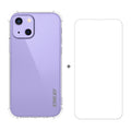 Hat-Prince ENKAY Clear TPU Estuche suave a prueba de golpes Cubierta de protección contra caídas + Clear HD Película protectora de vidrio templado, For iPhone 13 mini, For iPhone 13, For iPhone 13 Pro, For iPhone 13 Pro Max