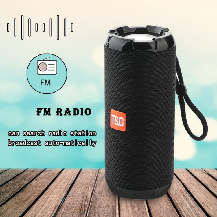 T&G TG621 Altavoz inalámbrico estéreo 3D impermeable portátil, compatible con radio FM / TWS / tarjeta TF