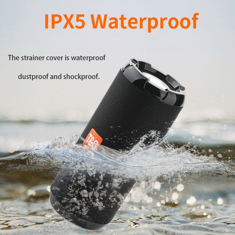 T&G TG621 Altavoz inalámbrico estéreo 3D impermeable portátil, compatible con radio FM / TWS / tarjeta TF