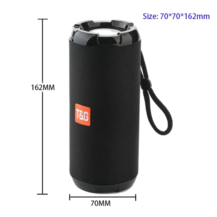 T&G TG621 Altavoz inalámbrico estéreo 3D impermeable portátil, compatible con radio FM / TWS / tarjeta TF