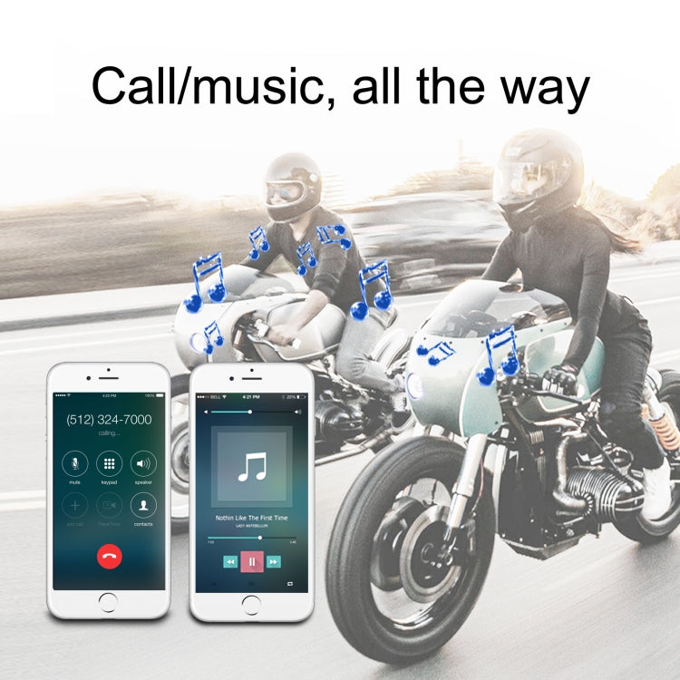 Auriculares Bluetooth para casco de motocicleta T4 BT 5.0 estéreo que se conectan automáticamente para admitir SIRI, T4