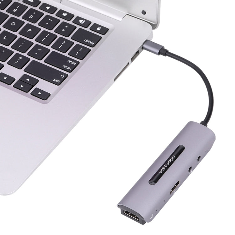 Z39A HDMI / F + Micrófono HDMI / F + Audio + Tarjeta de captura USB 4K, compatible con Windows Android Linux y MacOS, etc., Z39A