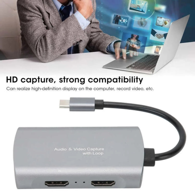 Tarjeta de captura de vídeo Z31A 4K tipo C a HDMI1080P con bucle