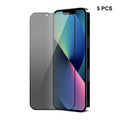 5 PCS ENKAY Hat-Prince Cobertura completa 28 grados Privacidad Protector de pantalla Película de vidrio templado anti-espía, For iPhone 13 mini, For iPhone 13 / 13 Pro, For iPhone 13 Pro Max