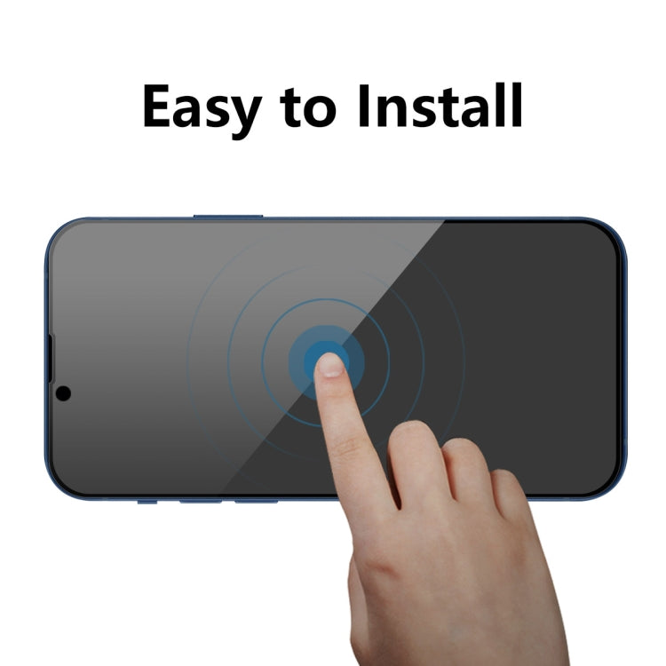 5 PCS ENKAY Hat-Prince Cobertura completa 28 grados Privacidad Protector de pantalla Película de vidrio templado anti-espía, For iPhone 13 mini, For iPhone 13 / 13 Pro, For iPhone 13 Pro Max