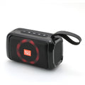 T&G TG193 Altavoz Bluetooth portátil Luz LED Subwoofer impermeable para exteriores Compatible con tarjeta TF / Radio FM / AUX