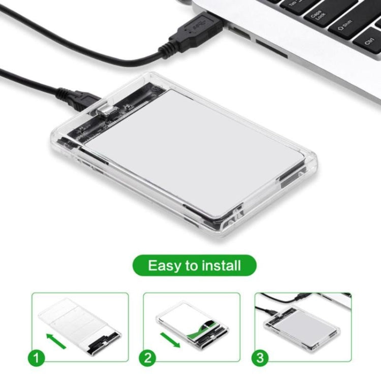 Caja portátil SATA a USB 3.1 Gen 2 de 2,5 pulgadas