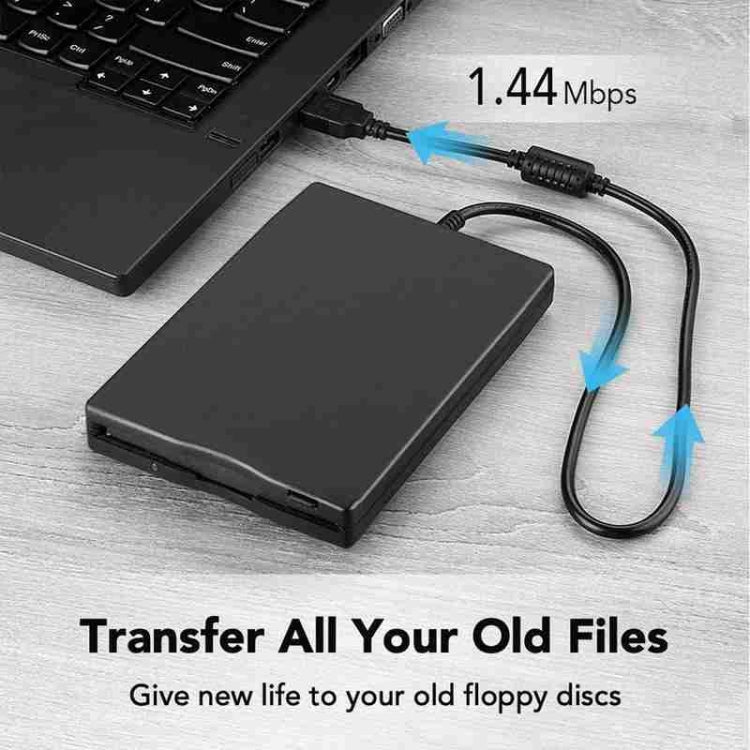 Dispositivo externo portátil FDD de la unidad de disquete 1.44MB de 3,5 pulgadas