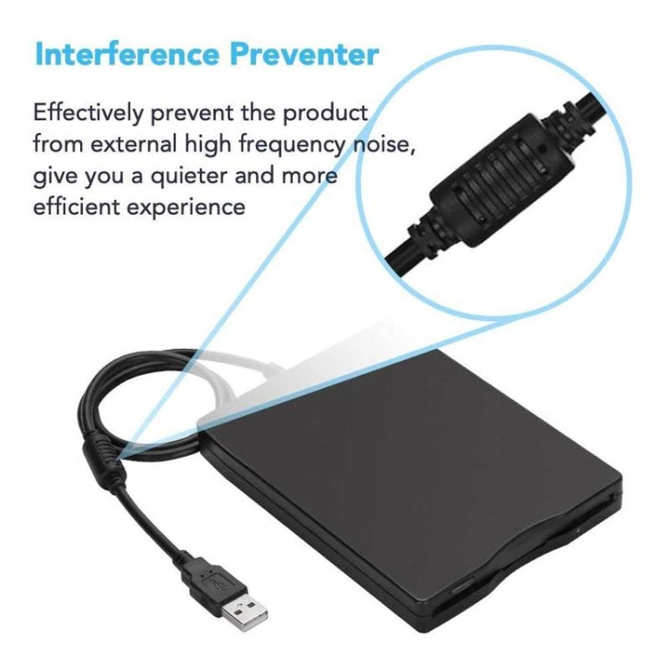 Dispositivo externo portátil FDD de la unidad de disquete 1.44MB de 3,5 pulgadas