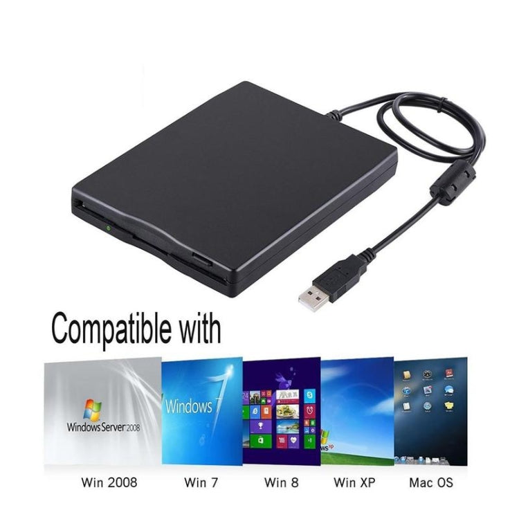 Dispositivo externo portátil FDD de la unidad de disquete 1.44MB de 3,5 pulgadas