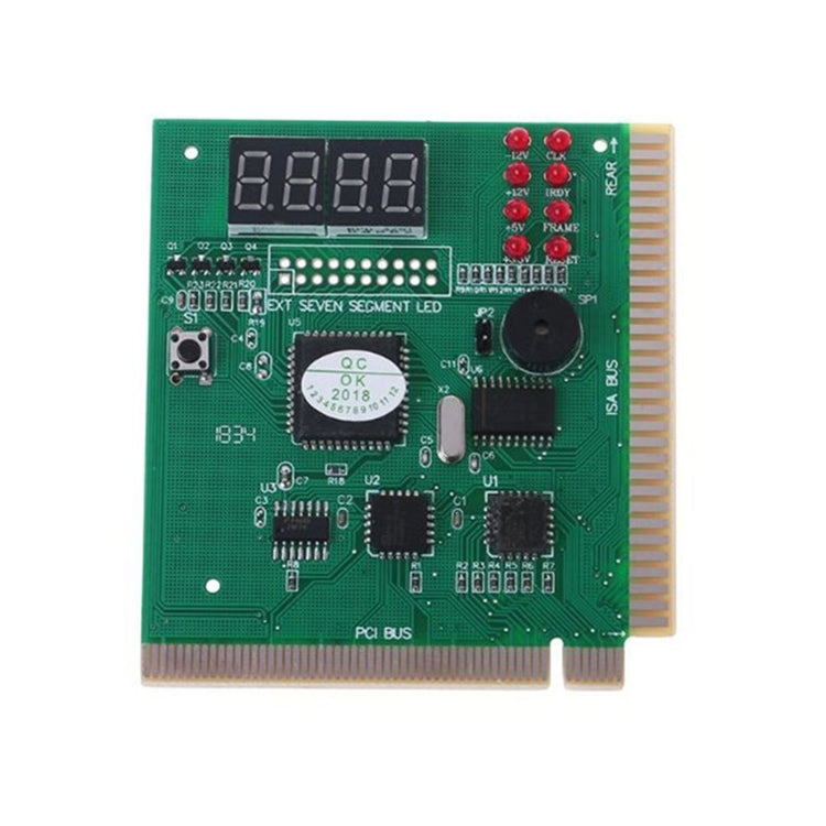 Probador de placa base de computadora de tarjeta de diagnóstico PCI de cuatro dígitos, 4-bit