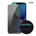 2 uds. ENKAY Hat-Prince, Protector de pantalla de privacidad anticaída de cobertura completa, película de vidrio templado antiespía, For iPhone 13 mini(2pcs), For iPhone 13 / 13 Pro (2pcs), For iPhone 13 Pro Max(2pcs)