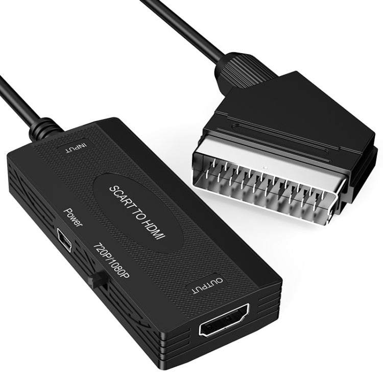 Adaptador convertidor de audio y vídeo SCART 1080P a HDMI, 1080P SCART to HDMI