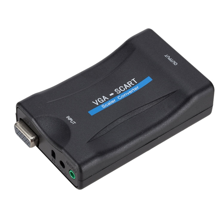 Adaptador convertidor de audio y vídeo 1080P VGA a SCART, VGA to SCART