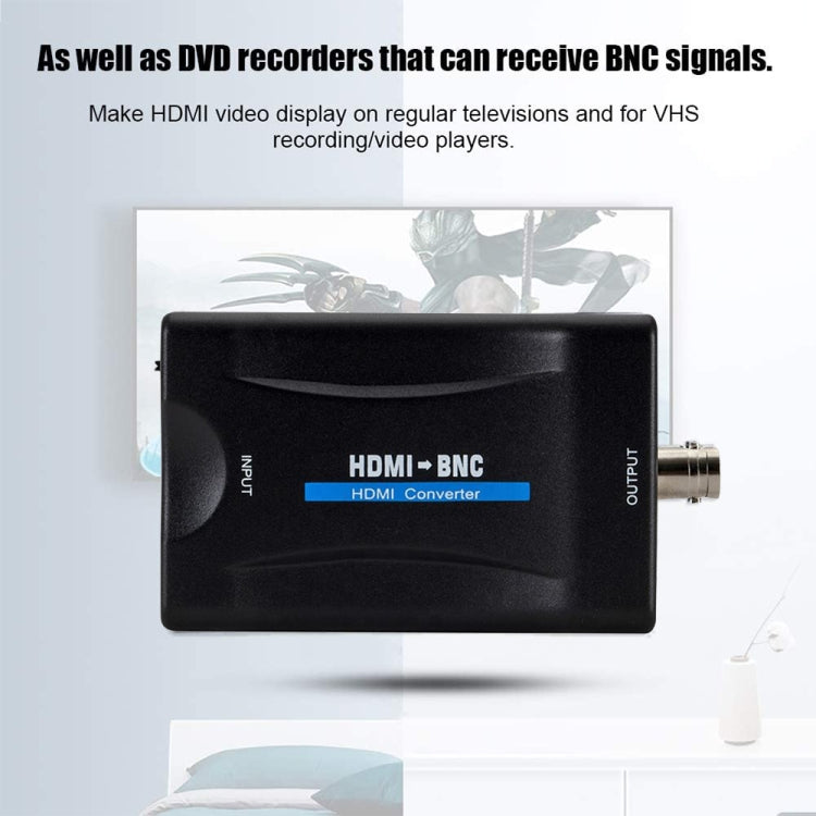 Convertidor de vídeo compuesto HDMI a BNC, HDMI to BNC
