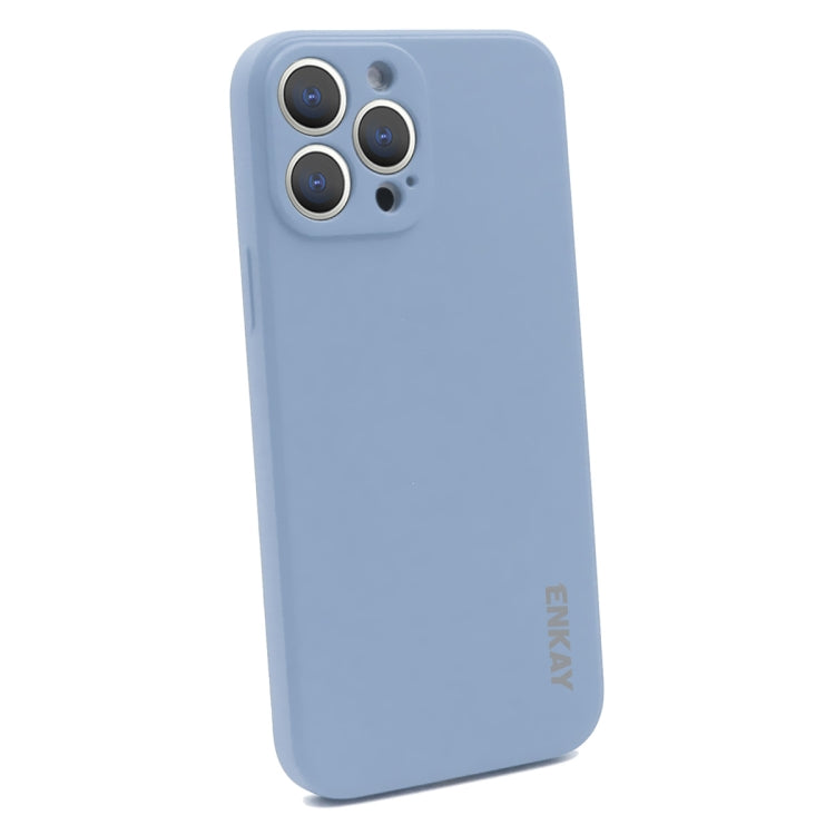 Hat-Prince ENKAY Funda protectora de silicona líquida a prueba de golpes para iPhone 13 Pro Max, For iPhone 13 Pro Max