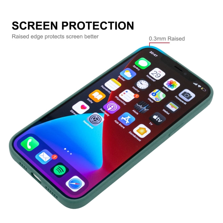 Hat-Prince ENKAY Funda protectora de silicona líquida a prueba de golpes para iPhone 13 Pro Max, For iPhone 13 Pro Max