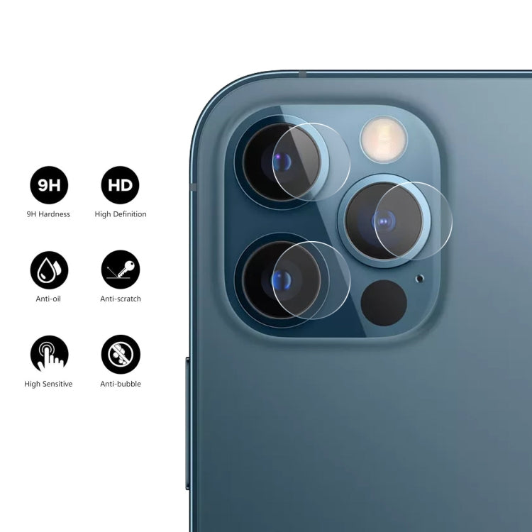 ENKAY Hat-Prince Case Friendly Glass Camera Lens Film Protector antiarañazos para iPhone 13 Pro / 13 Pro Max, 1 Set, 2 Set, 5 Set, 10 Set