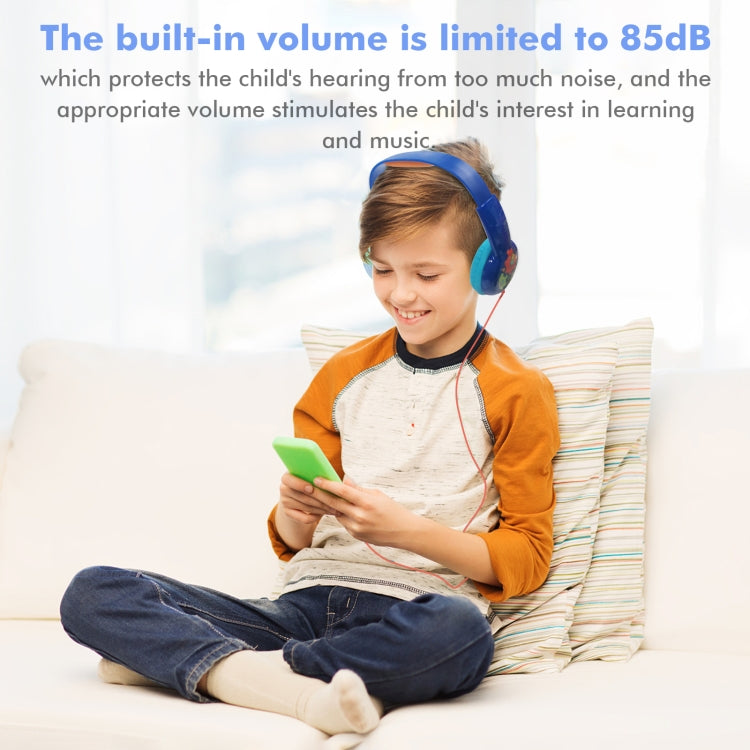 KID101 Auriculares portátiles lindos para niños que aprenden con cable