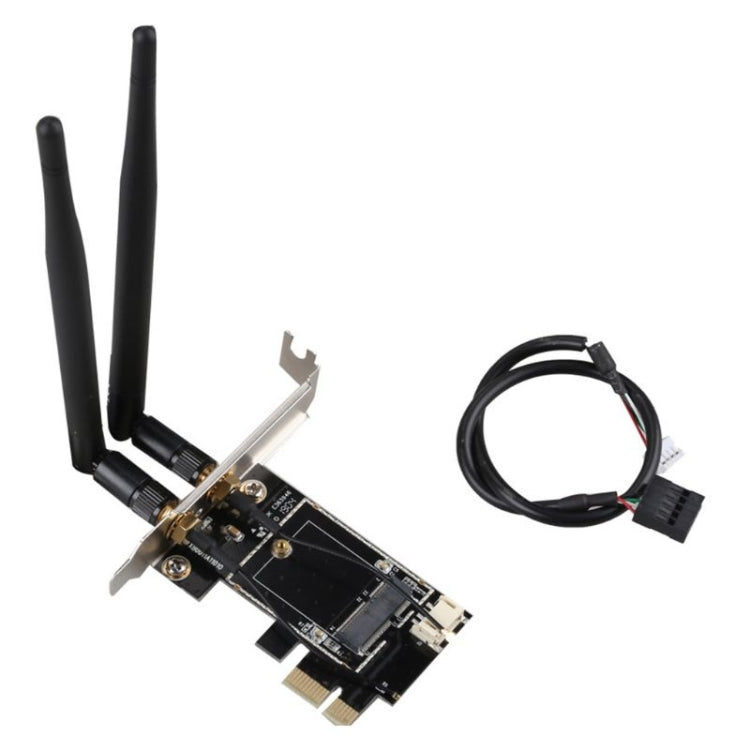 La tarjeta PCA-1X es un adaptador de antena dual