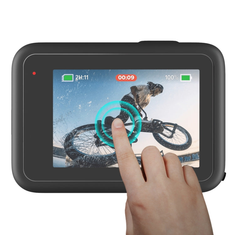 ENKAY Hat-Prince 3 en 1 Front + Back 0.2mm Protector de pantalla de vidrio templado Película de la cámara para GoPro HERO 10 Black, 1 PC, 2 PCS