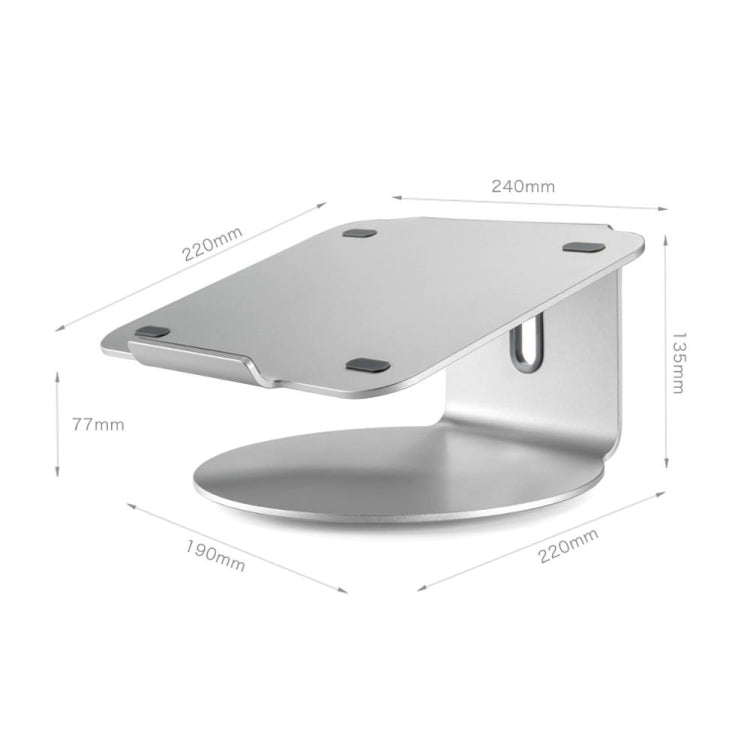 AP-2S Soporte para computadora portátil de aleación de aluminio Radiador giratorio de 360 grados, AP-2S