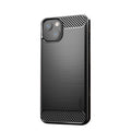 Funda de TPU suave de fibra de carbono con textura cepillada de la serie Gentleness de MOFI, For iPhone 13 mini, For iPhone 13, For iPhone 13 Pro, For iPhone 13 Pro Max