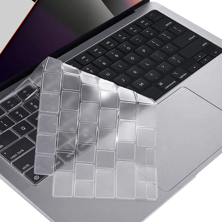 ENKAY Ultra Thin Soft TPU Laptop Keyboard Protector Film para MacBook Pro 14.2 pulgadas A2442 / Pro 16.2 pulgadas A2485, US Version, EU Version