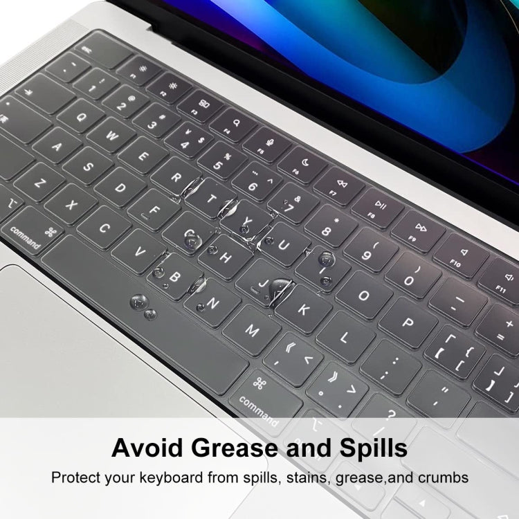 ENKAY Ultra Thin Soft TPU Laptop Keyboard Protector Film para MacBook Pro 14.2 pulgadas A2442 / Pro 16.2 pulgadas A2485, US Version, EU Version