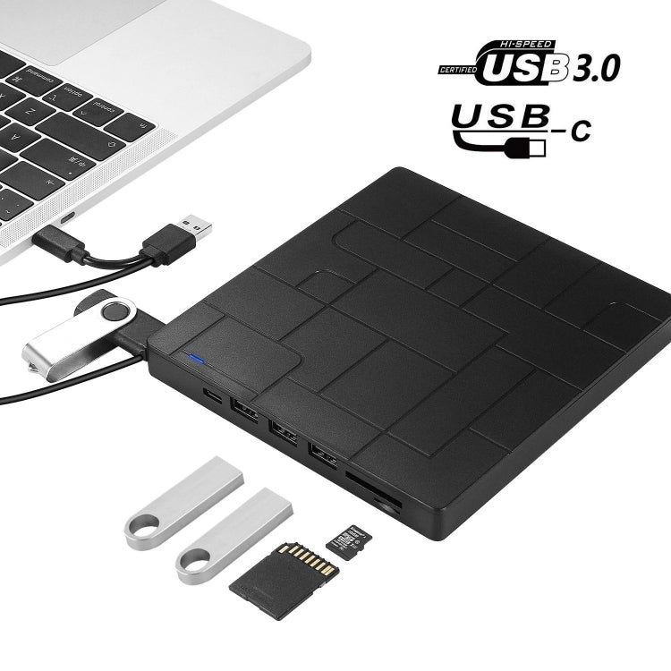 Grabador de DVD RW externo con unidad óptica