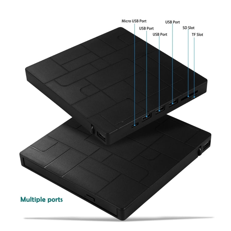 Grabador de DVD RW externo con unidad óptica