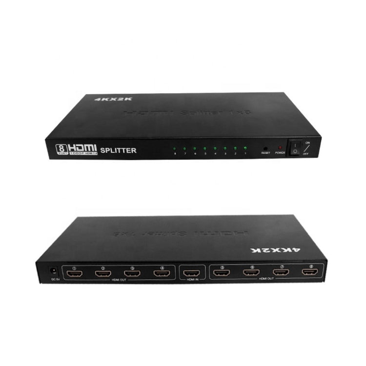 1 divisor HDMI de 8 4K x 2K 3840*2160/30HZ, 1 x 8 4K x 2K